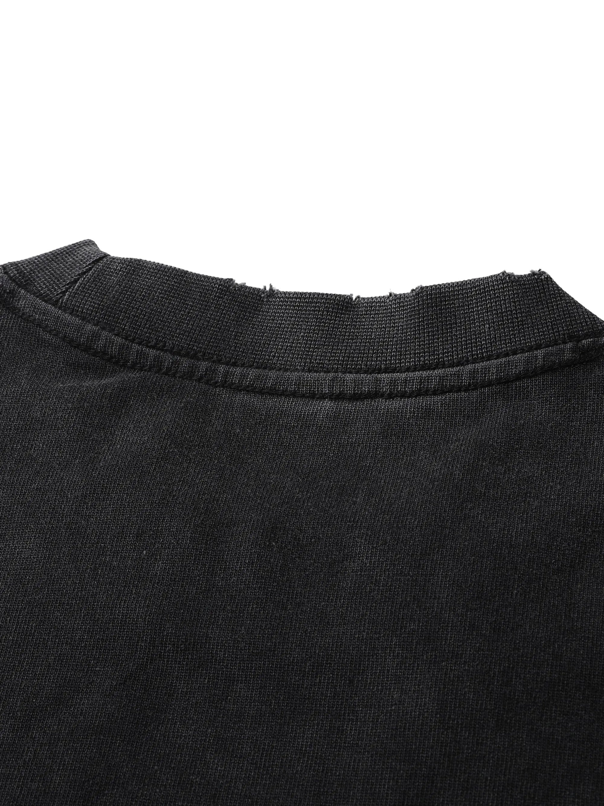 SACRED Vintage Washed Frayed T-Shirt ODMPOD